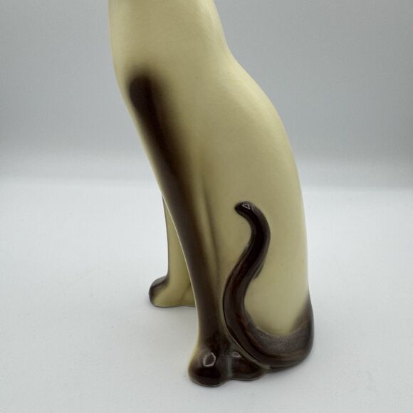 Vintage 1950s MCM Fancy Siamese Kitty Figurine Made In Japan - Picture 8 of 16